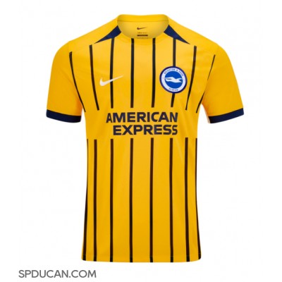 Muški Nogometni Dres Brighton Evan Ferguson #28 Gostujuci 2024-25 Kratak Rukav Muški Nogometni Dres Brighton Evan Ferguson #28 Gostujuci 2024-25 Kratak Rukav